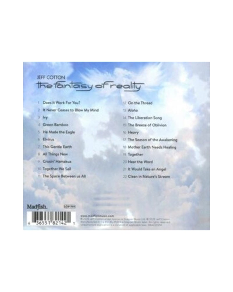 Jeff Cotton CD - The Fantasy Of Reality $8.99 CD