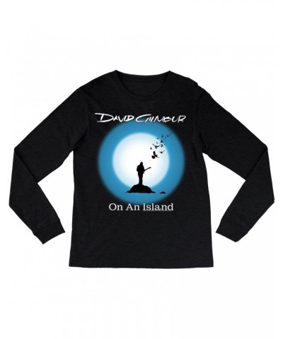 David Gilmour Long Sleeve Shirt | On An Island Album Design Shirt $12.58 Shirts