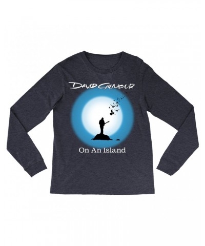 David Gilmour Long Sleeve Shirt | On An Island Album Design Shirt $12.58 Shirts