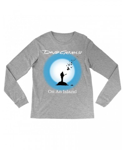 David Gilmour Long Sleeve Shirt | On An Island Album Design Shirt $12.58 Shirts