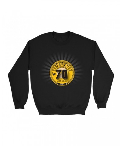 Sun Records Sweatshirt | 70th Anniversary Gold Seal Sweatshirt $16.43 Sweatshirts