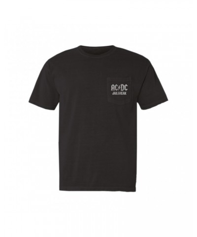 AC/DC T-Shirt | Jailbreak Concrete Design Pocket T-shirt $11.38 Shirts