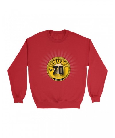 Sun Records Sweatshirt | 70th Anniversary Gold Seal Sweatshirt $16.43 Sweatshirts