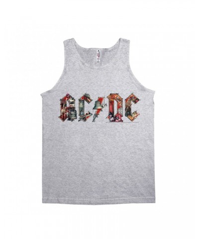 AC/DC Unisex Tank Top | Industrial Logo Shirt $10.48 Shirts