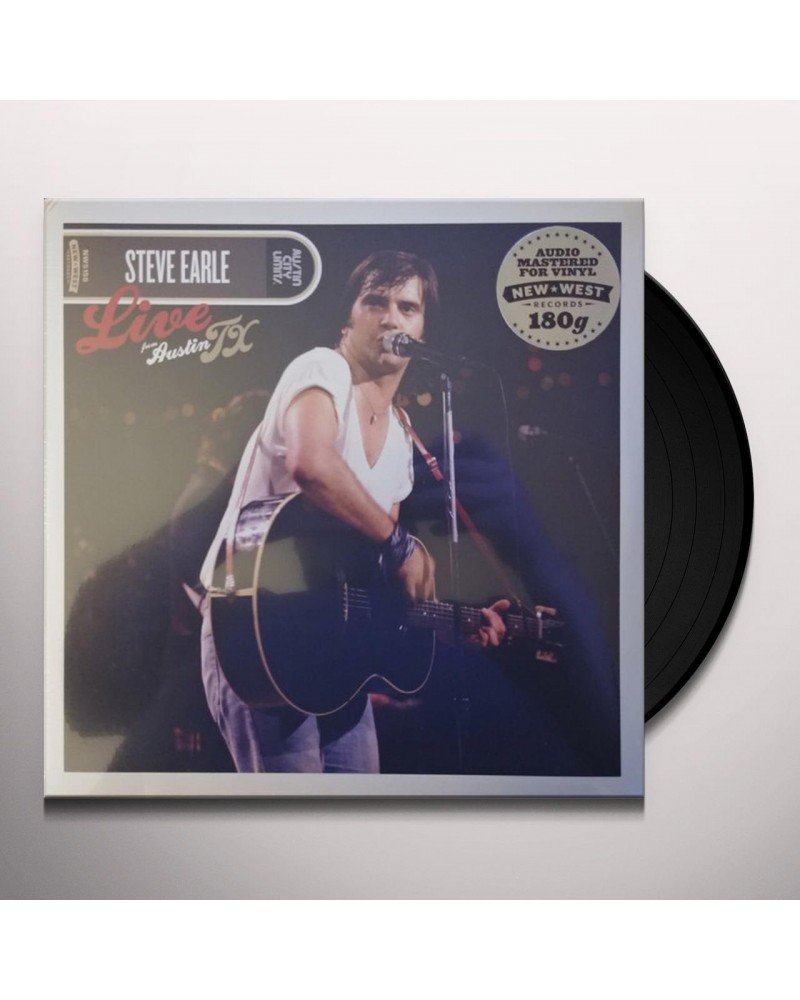 Steve Earle Live From Austin TX Vinyl Record $9.88 Vinyl