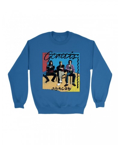 Genesis Sweatshirt | Abacab Album Retro Image Distressed Sweatshirt $11.53 Sweatshirts