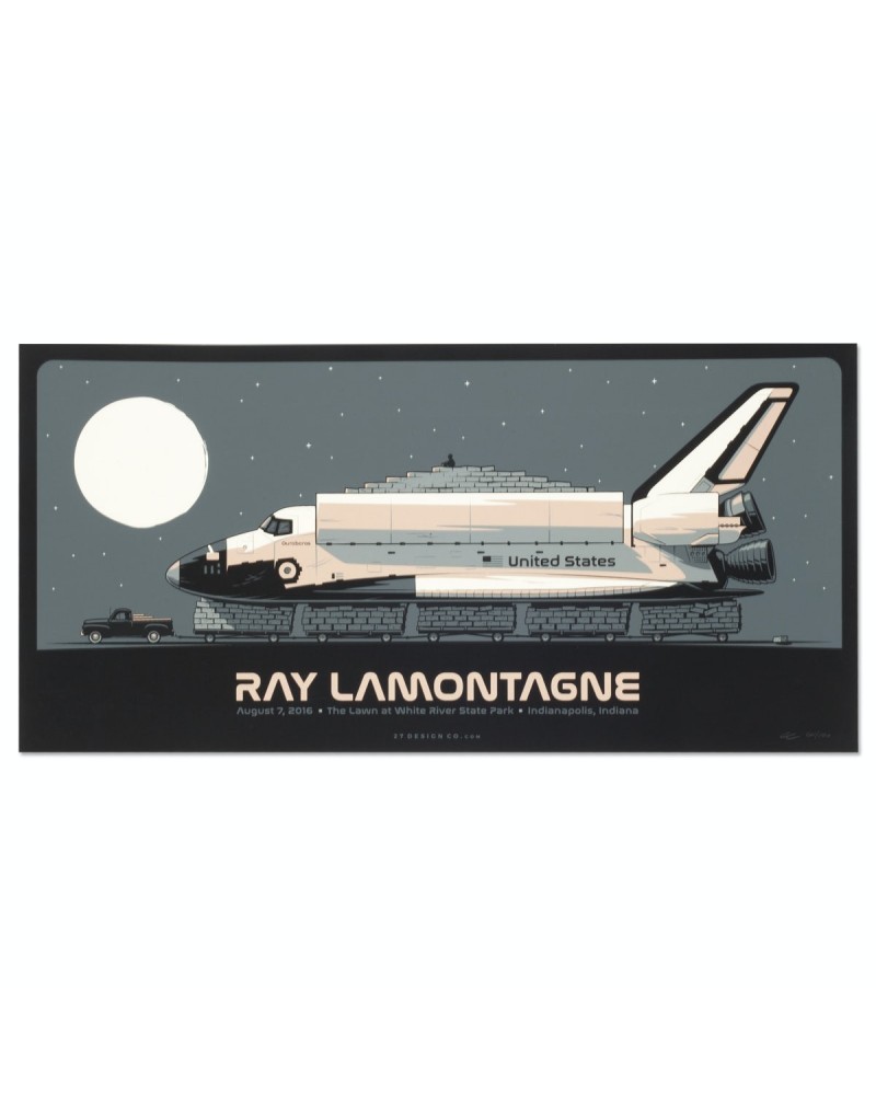 Ray LaMontagne The Ouroboros Tour 2016 - Indianapolis IN Poster $18.00 Decor