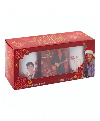 Elvis Presley Snowflake Christmas Dual Mug Box Set with Cocoa $4.49 Drinkware