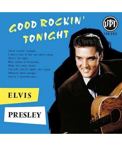 Elvis Presley GOOD ROCKIN' TONIGHT Vinyl Record - Blue Vinyl Limited Edition 180 Gram Pressing $10.08 Vinyl