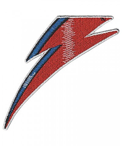 David Bowie Bolt 3.75"x3.75" Glitter Patch $2.38 Accessories