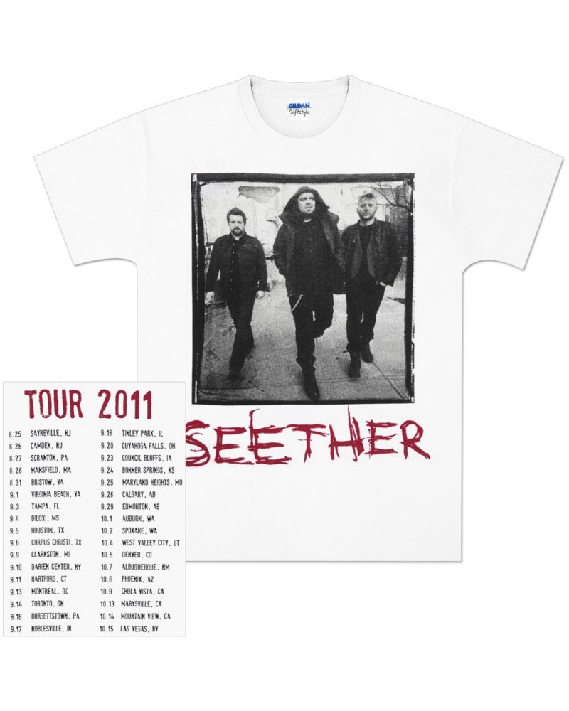 Seether 2011 Band Photo Tour Tee $2.05 Shirts