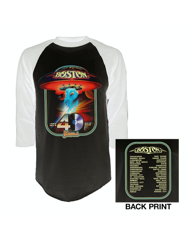 Boston 40th Anniversary Raglan T-Shirt $16.78 Shirts