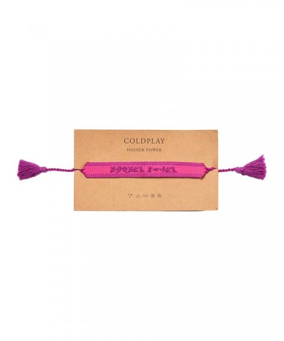 Coldplay HIGHER POWER - PINK BRACELET $1.70 Accessories