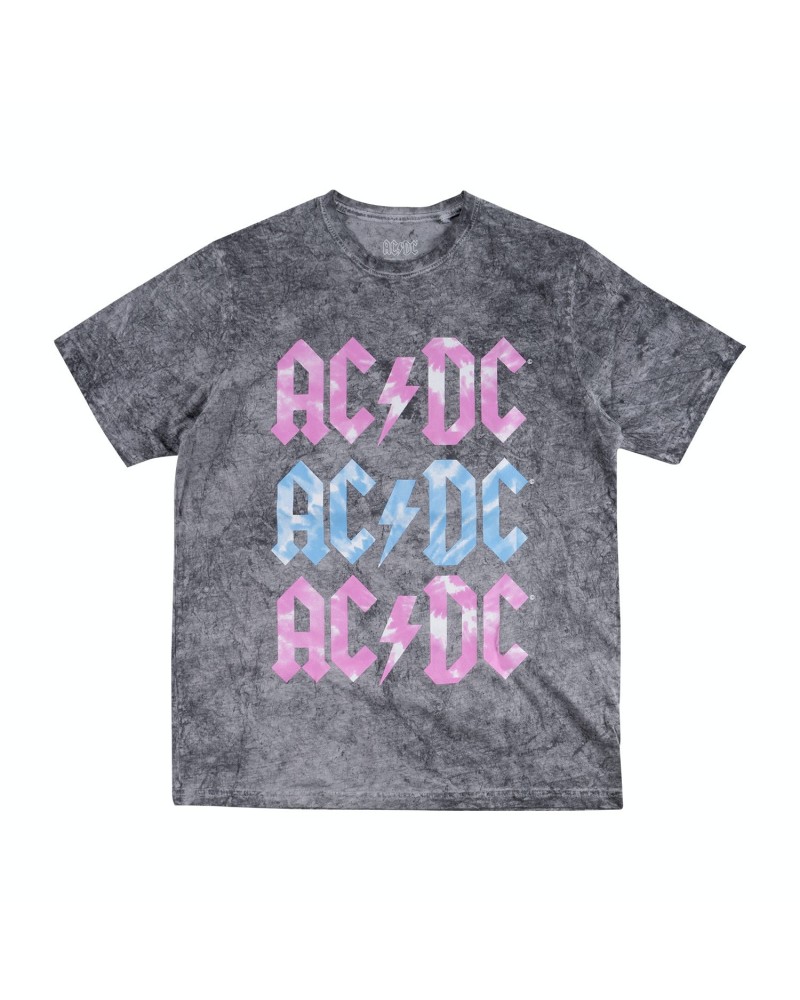 AC/DC Repeat Logo Acid Wash T-shirt $2.15 Shirts