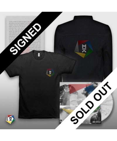 Mallory Knox SIGNED WIRED CD + TEE + PIN + ART PRINT + JACKET SUPER BUNDLE $27.31 CD