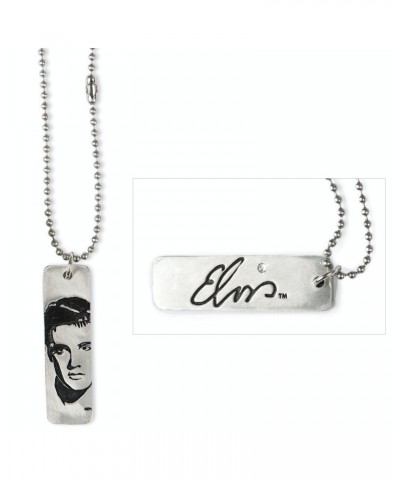 Elvis Presley Silhouette Pewter Rhinestone Necklace $15.50 Accessories