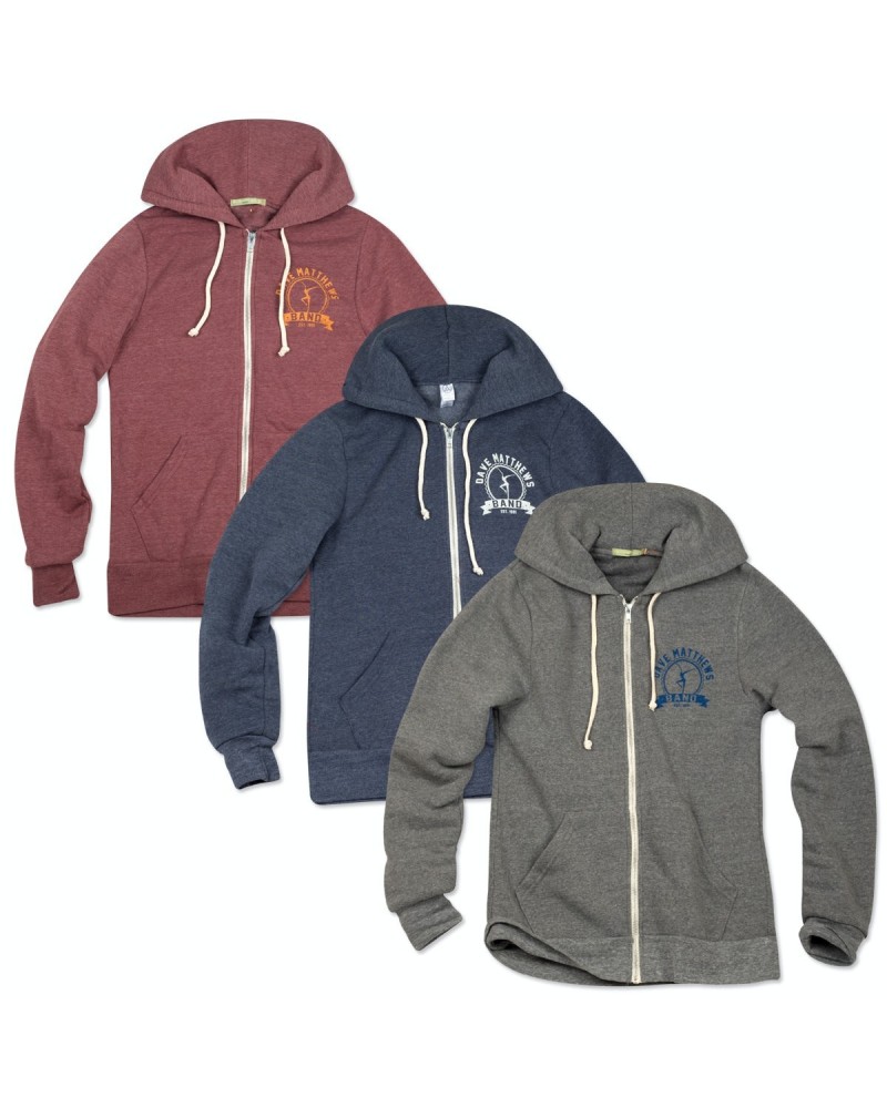 Dave Matthews Band est '91 Firedancer Zip Hoodie $28.20 Sweatshirts