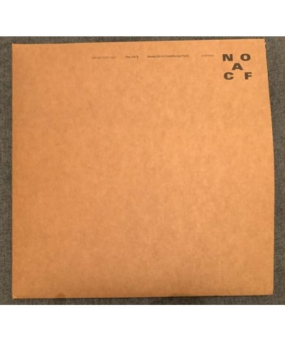 The 1975 Notes On A Conditional Form Vinyl Record $15.03 Vinyl