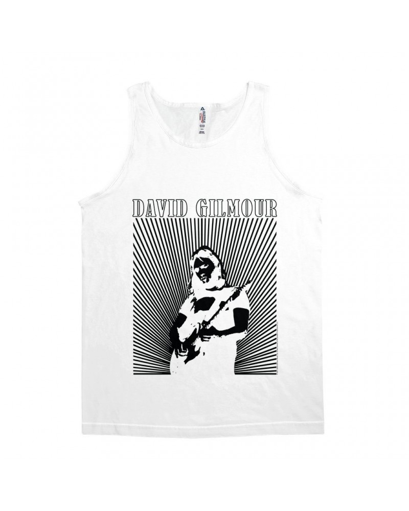 David Gilmour Unisex Tank Top | Young Burst Design Shirt $10.23 Shirts