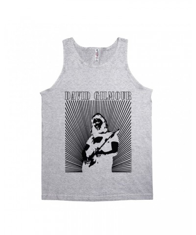 David Gilmour Unisex Tank Top | Young Burst Design Shirt $10.23 Shirts