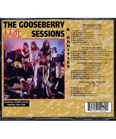 Mott The Paper Bags CD - The Gooseberry Sessions & The Rarities (22 tracks) $7.96 CD