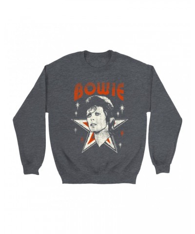 David Bowie Sweatshirt | Vintage Retro Star Design Logo Sweatshirt $13.28 Sweatshirts