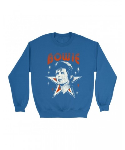 David Bowie Sweatshirt | Vintage Retro Star Design Logo Sweatshirt $13.28 Sweatshirts