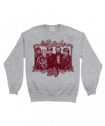 The Band Sweatshirt | 50th Anniversary Logo Burgundy Sweatshirt $17.13 Sweatshirts