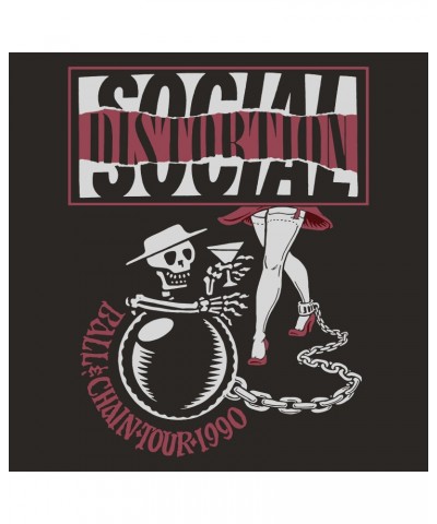 Social Distortion T-Shirt | Ball & Chain ’90 Tour Shirt (Reissue) $11.94 Shirts