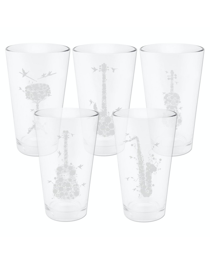 Dave Matthews Band Flower Series Pint Glasses $4.20 Drinkware