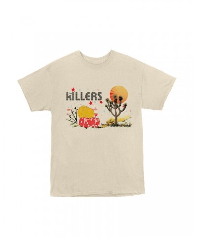 The Killers Wonderful Wonderful Desert Cream T-Shirt $11.61 Shirts