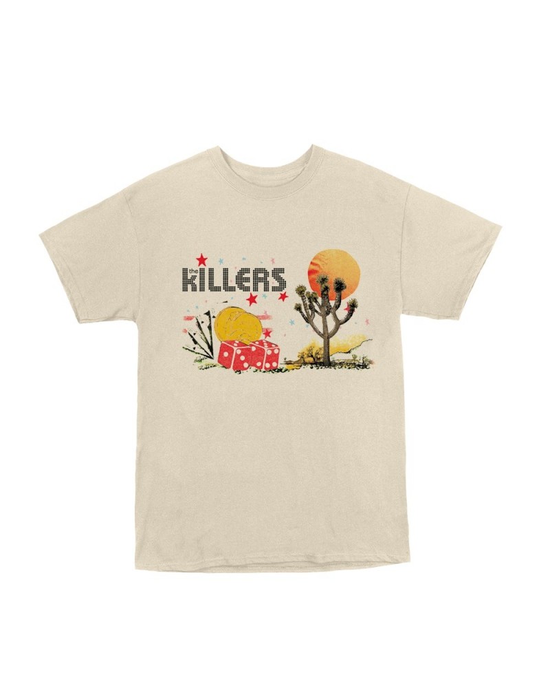 The Killers Wonderful Wonderful Desert Cream T-Shirt $11.61 Shirts