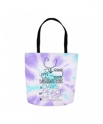 Woodstock Tote Bag | 3 Days Of Peace And Music Drawing Bag $10.38 Bags