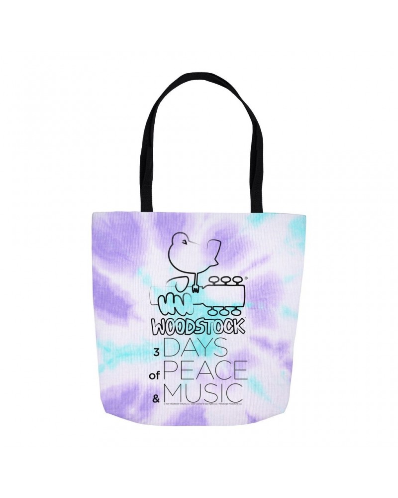 Woodstock Tote Bag | 3 Days Of Peace And Music Drawing Bag $10.38 Bags