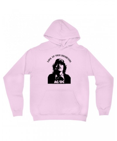 AC/DC Hoodie | Lock Up Your Daughters Featuring Angus Young Design Hoodie $12.78 Sweatshirts