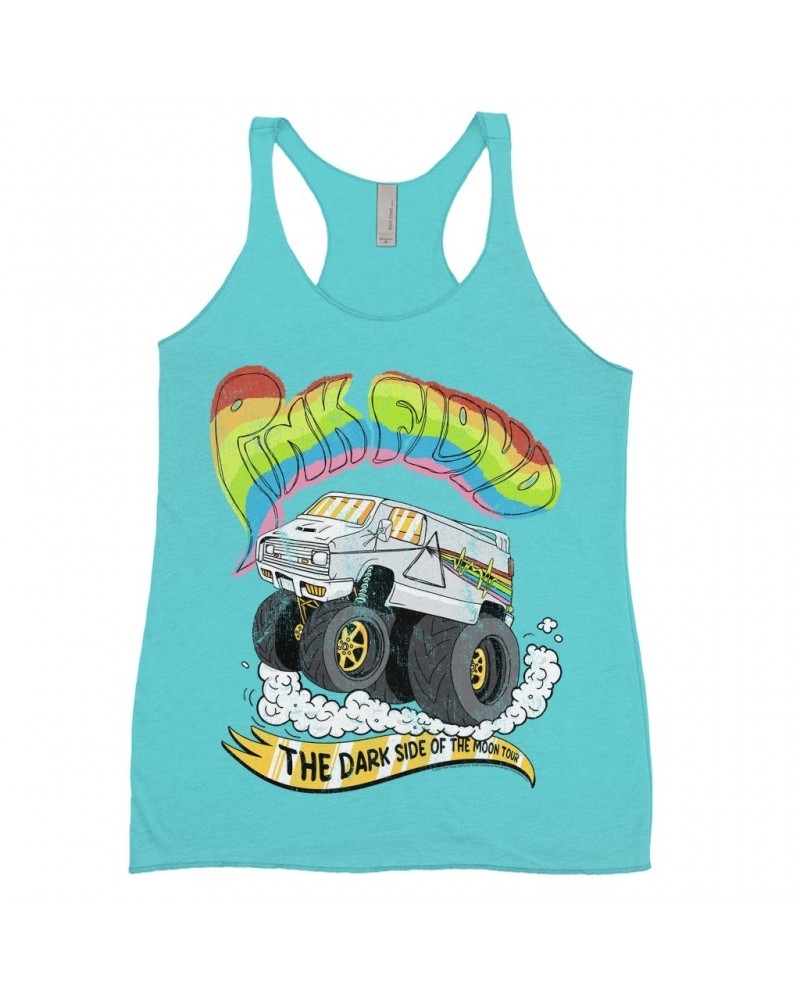 Pink Floyd Ladies' Tank Top | Dark Side Of The Moon Tour Road Trip Shirt $10.42 Shirts