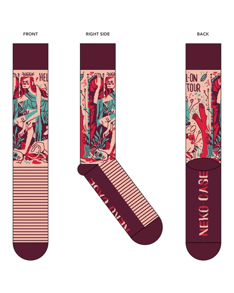 Neko Case Wishbow Socks $8.00 Footware