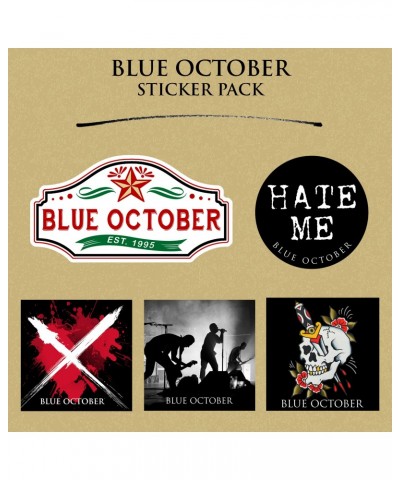 Blue October Sticker Pack $8.60 Accessories