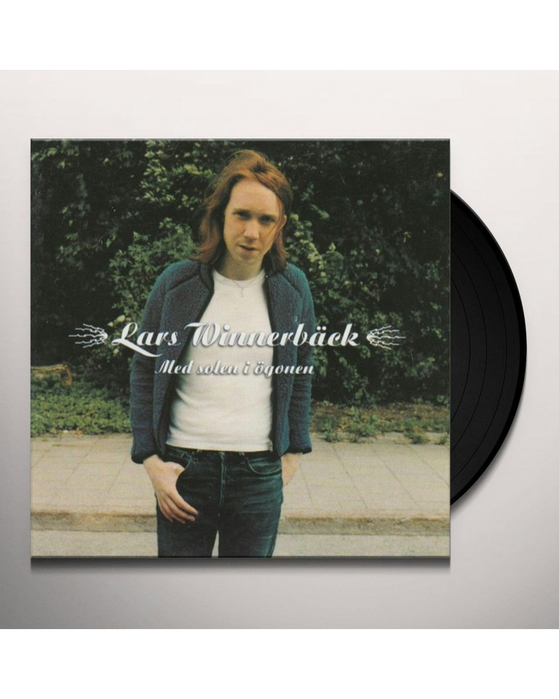 Lars Winnerbäck MED SOLEN I OGONEN Vinyl Record - Sweden Release $27.17 Vinyl