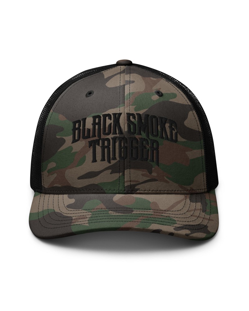 Black Smoke Trigger BST Camo Trucker Hat $11.20 Hats