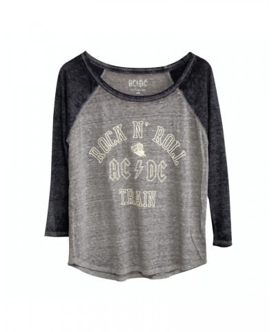 AC/DC Rock N' Roll Train Black and Grey Raglan $10.50 Shirts