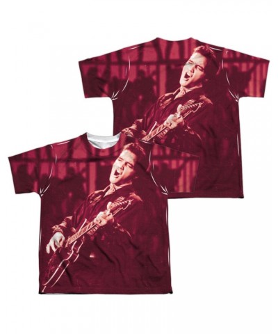 Elvis Presley Youth Shirt | SCRATCHED 68 Sublimated Tee $10.29 Kids