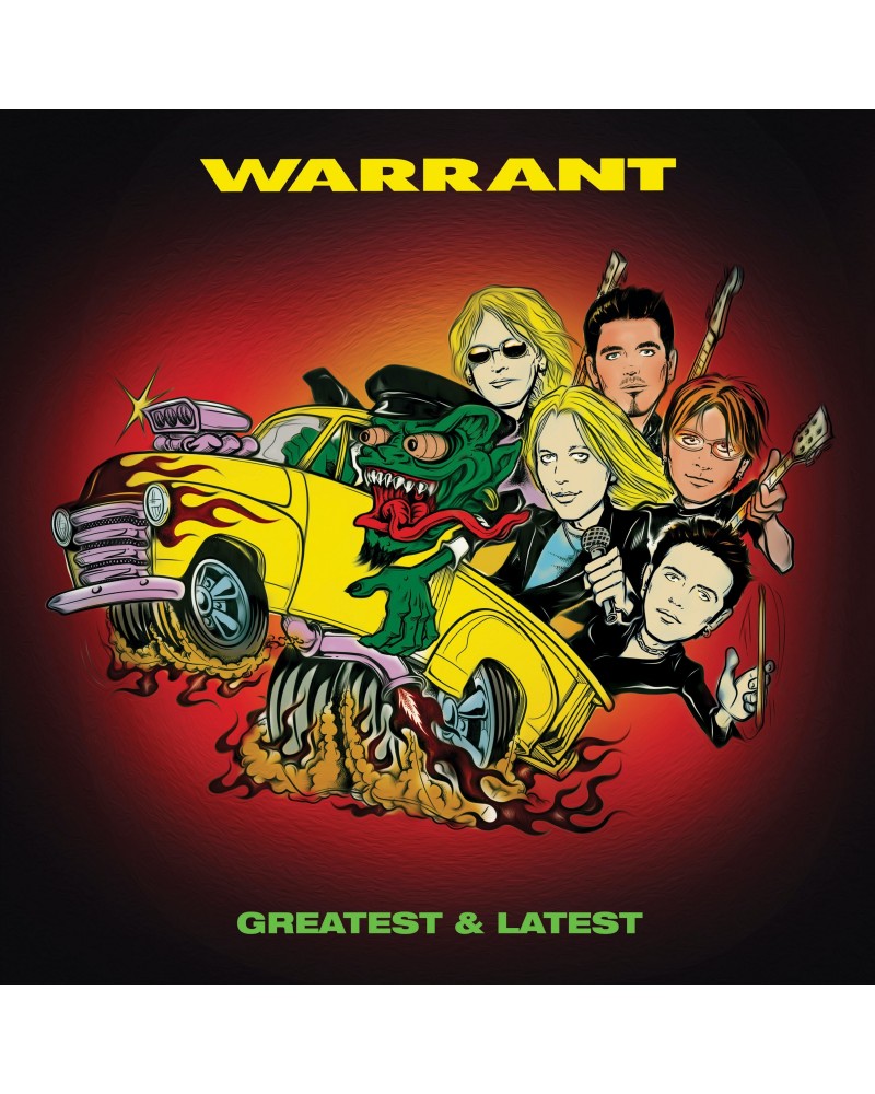 Warrant GREATEST & LATEST (RED & BLACK SPLATTER VINYL) Vinyl Record $14.95 Vinyl