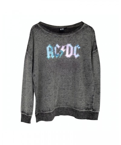 AC/DC Grey Sweater with Blue/White Logo $10.71 Sweatshirts