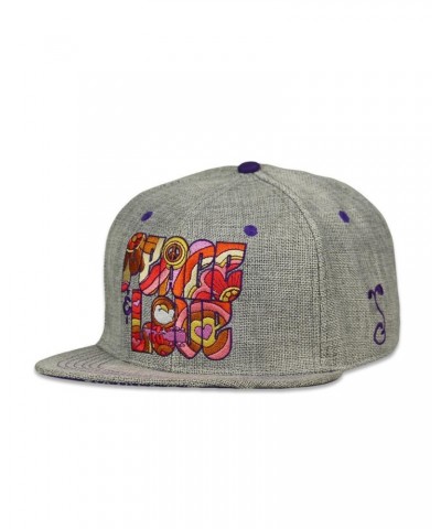 Woodstock Peace Love Grey Fitted Hat $10.75 Hats