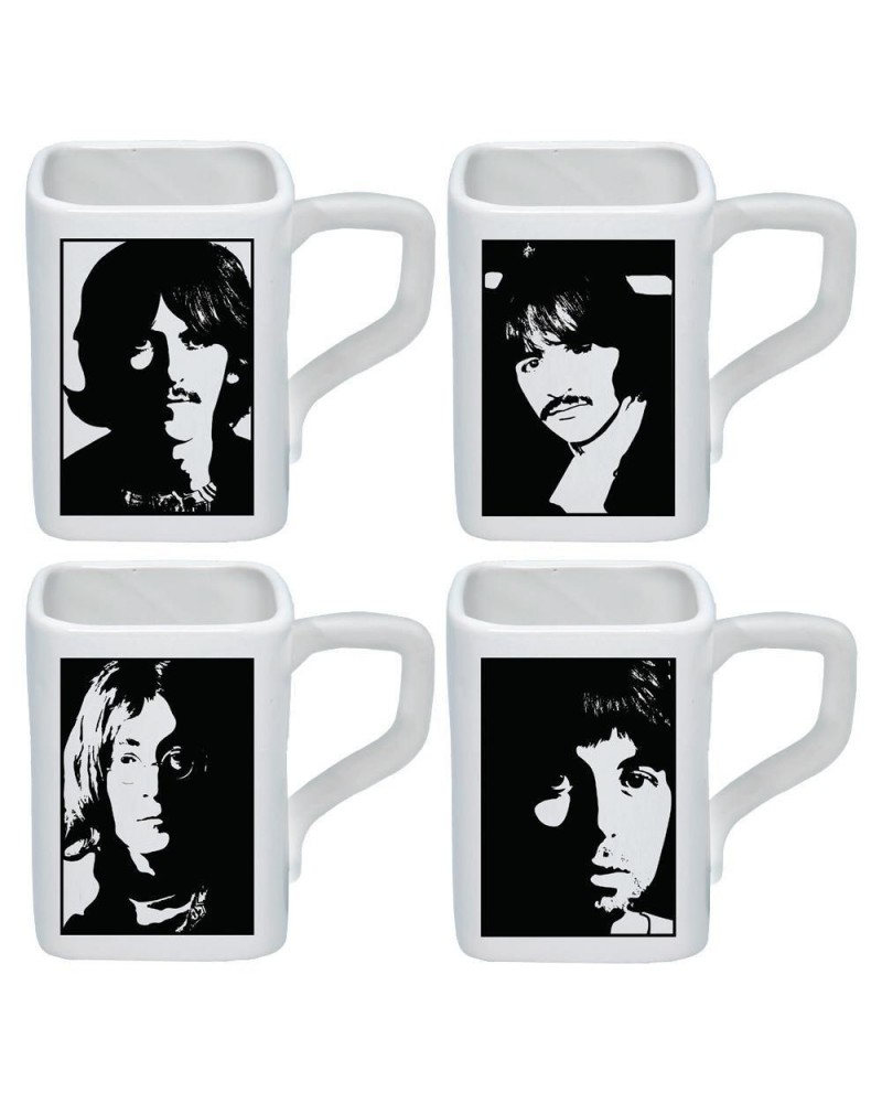 The Beatles White Album 12 oz. Mug - Set of 4 $25.44 Drinkware