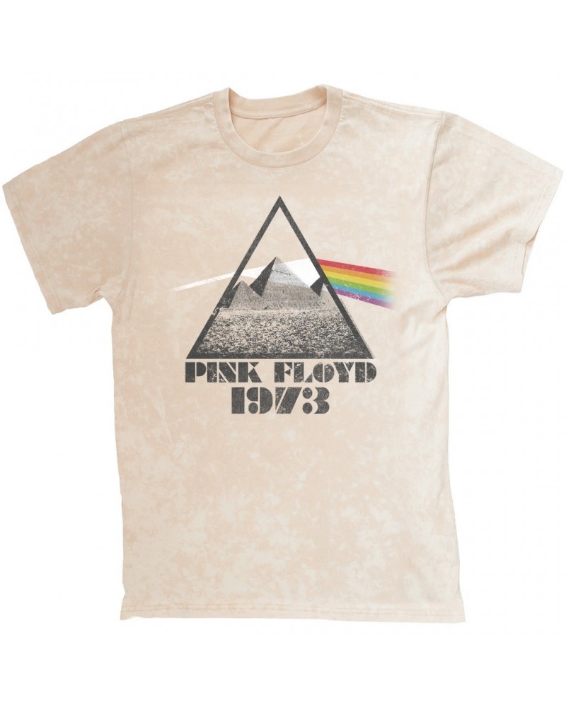 Pink Floyd T-shirt | 1973 Dark Side Pyramid Mineral Wash Shirt $10.18 Shirts