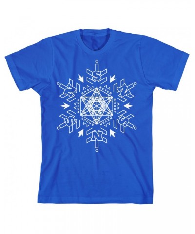 Never Shout Never Sacred Snowflake Blue T-Shirt $4.65 Shirts