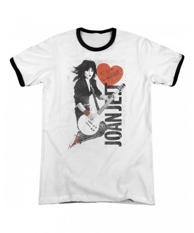 Joan Jett & the Blackhearts Shirt | JUMP JETT Premium Ringer Tee $8.51 Shirts