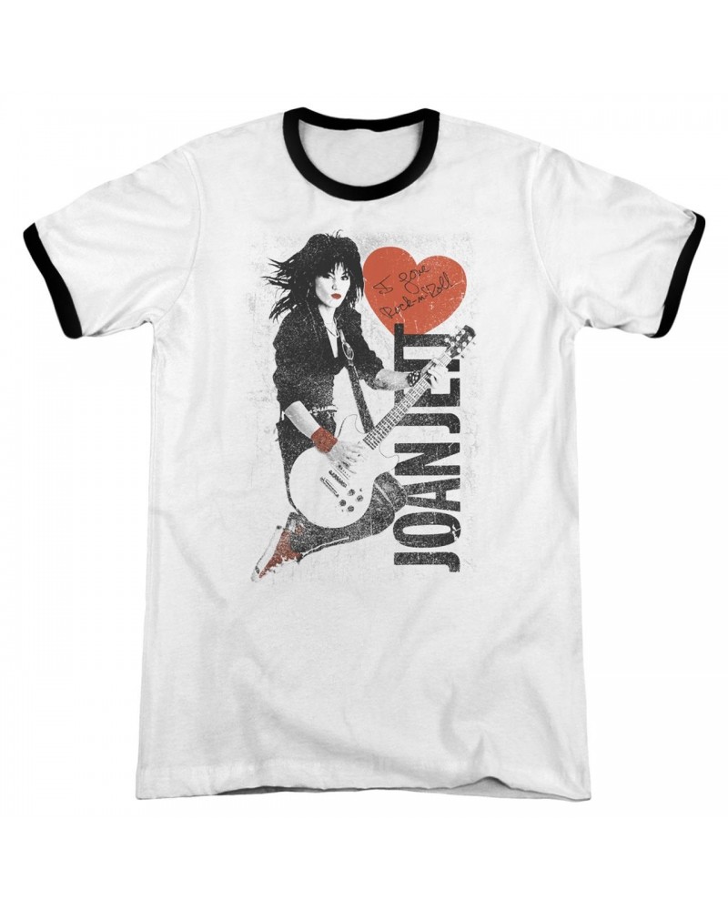 Joan Jett & the Blackhearts Shirt | JUMP JETT Premium Ringer Tee $8.51 Shirts